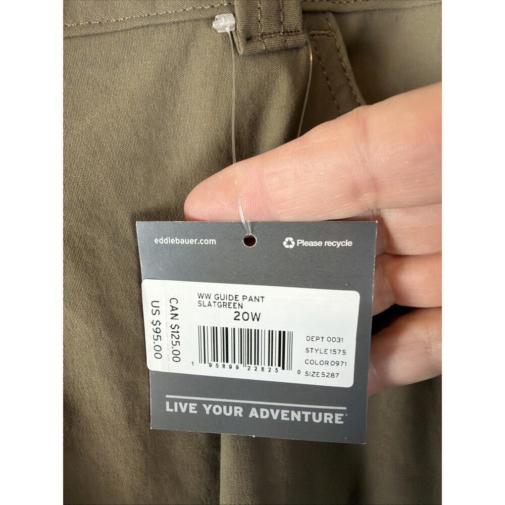 Eddie Bauer First Ascent Guide Pro Pants Women's 20W Zip Pockets Everyday Hiking - Picture 5 of 9